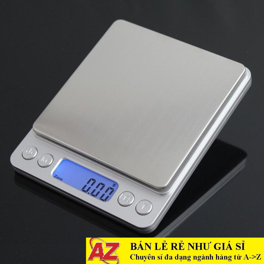 Cân Tiểu Ly Điện Tử Nhà Bếp Độ Chính Xác Cao 0.1g, Tặng 2 Khay Nhựa + Pin