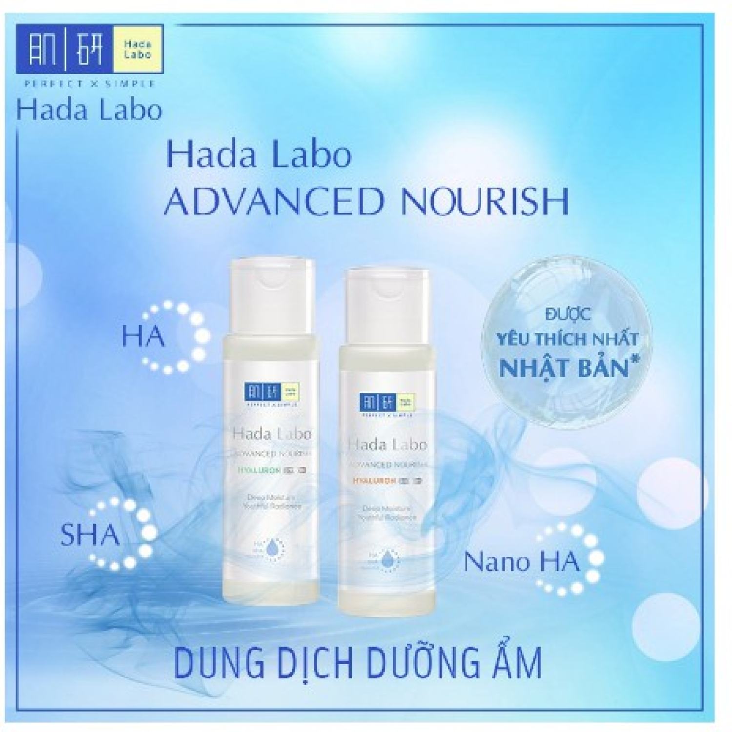 Nước Hoa Hồng Toner Hada Labo Advanced Nourish Lotion 20ml