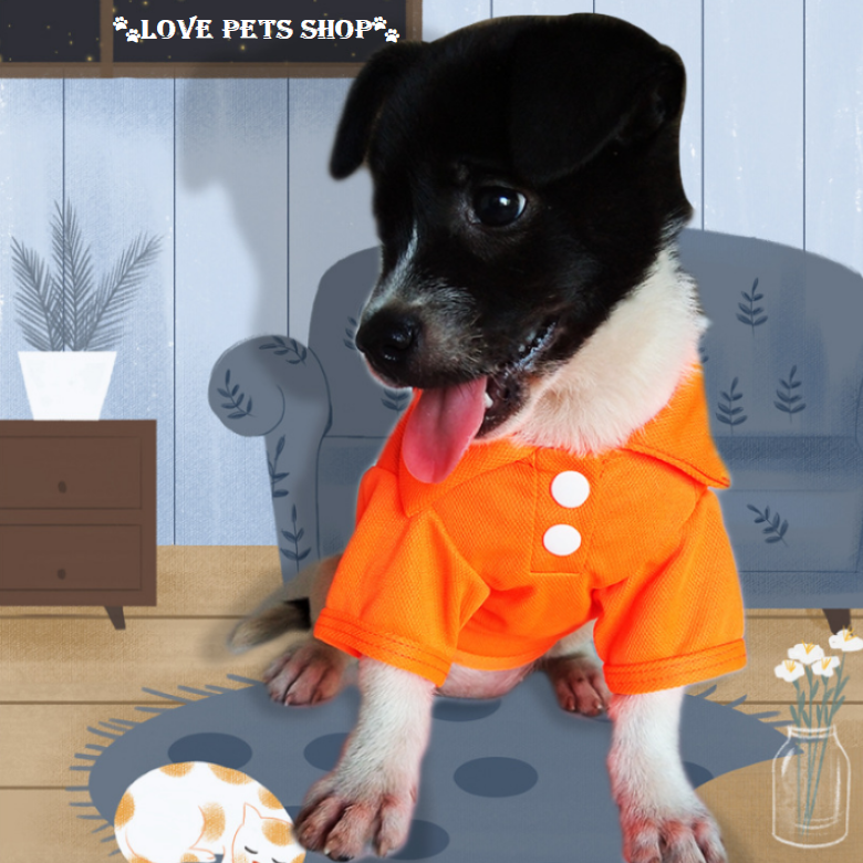Áo cho Chó Mèo kiểu dáng Polo - Love Pets Shop
