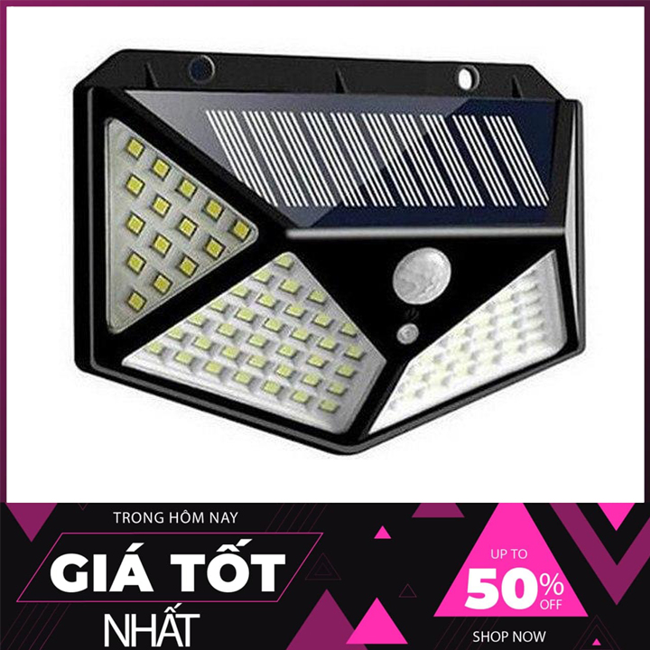 Đèn LED gằn tường - Đèn gắn tường cảm ứng năng lượng mặt trời 20LED/100LED - TIẾT KIỆM KHÔNG SỬ DỤNG ĐIỆN, đèn led không thấm nước
