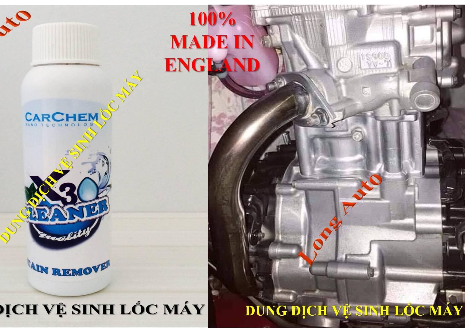 [HCM]Dung dịch tẩy rửa khoang máy X30 Cleaner 120ml England