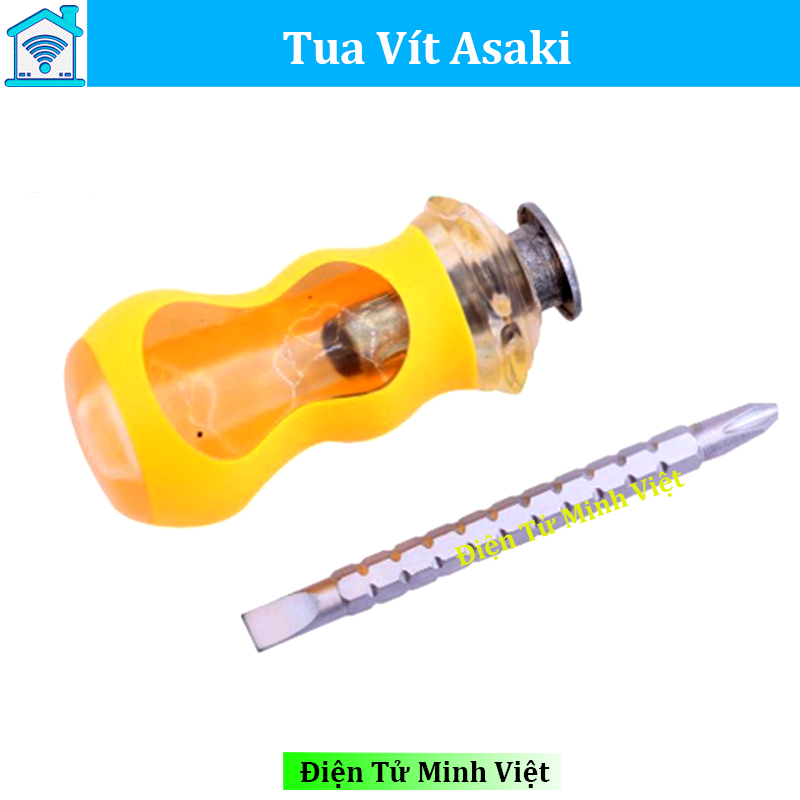 Tua vít lùn 2 đầu asaki no.3205