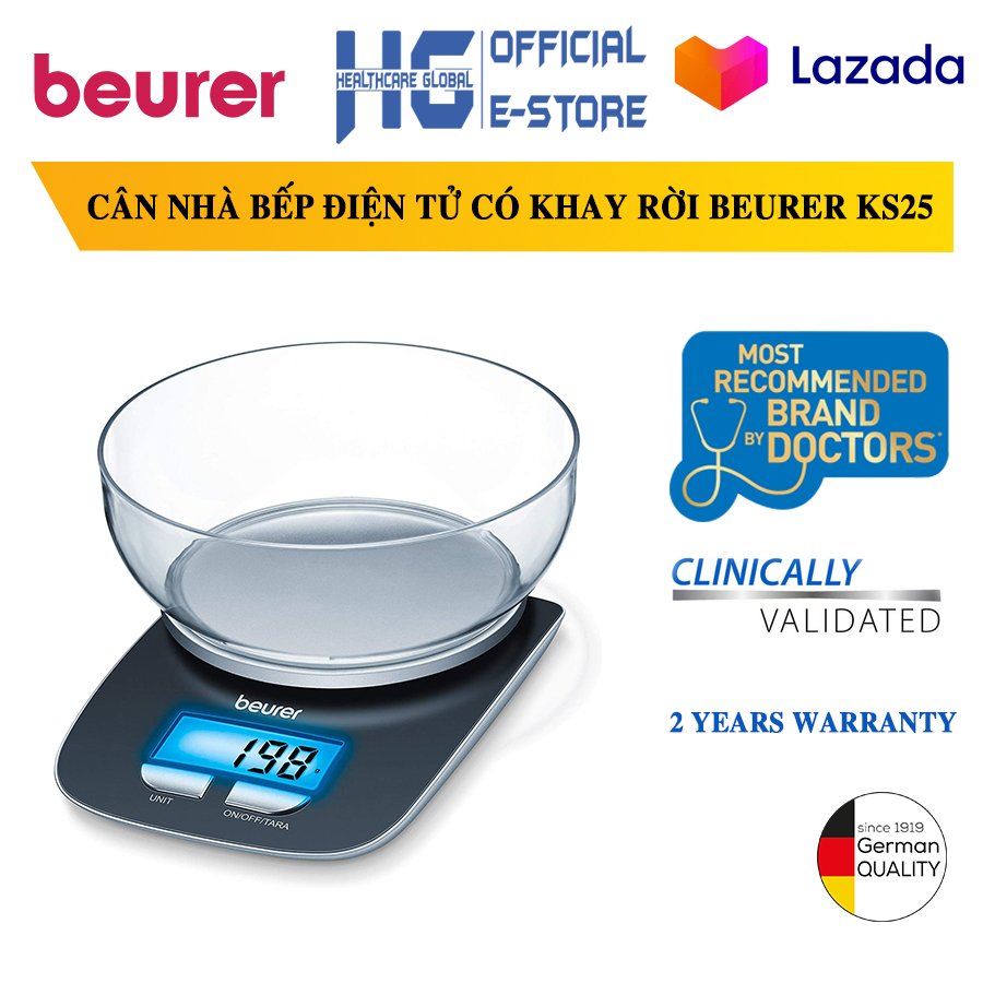 Beurer KS25 Digital Kitchen Scale