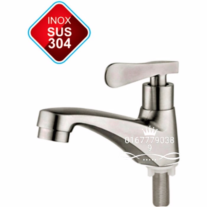 Vòi lavabo inox 304