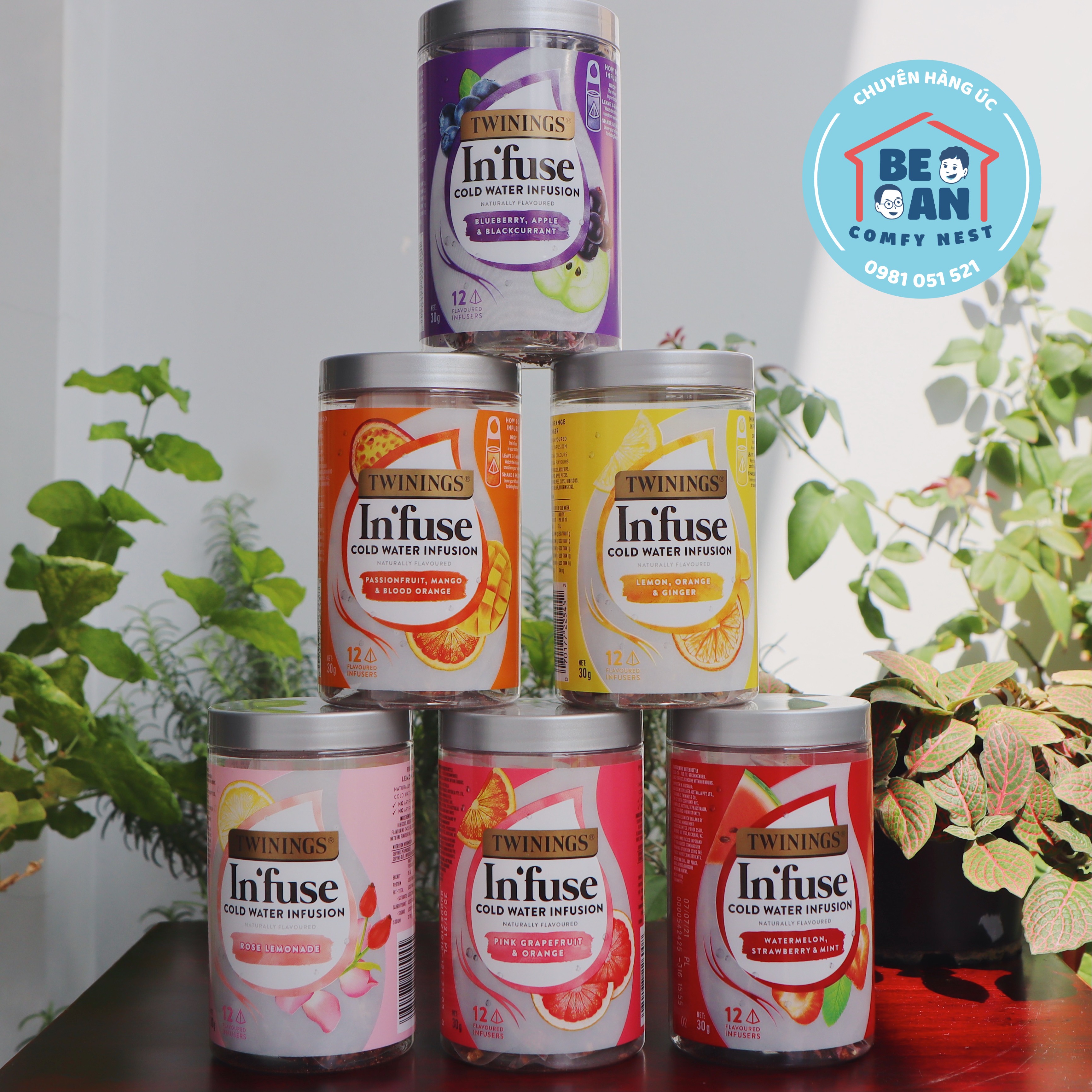 Nước trái cây nhúng lạnh Twinings Cold Infuse (Nhiều vị) - Hàng Úc