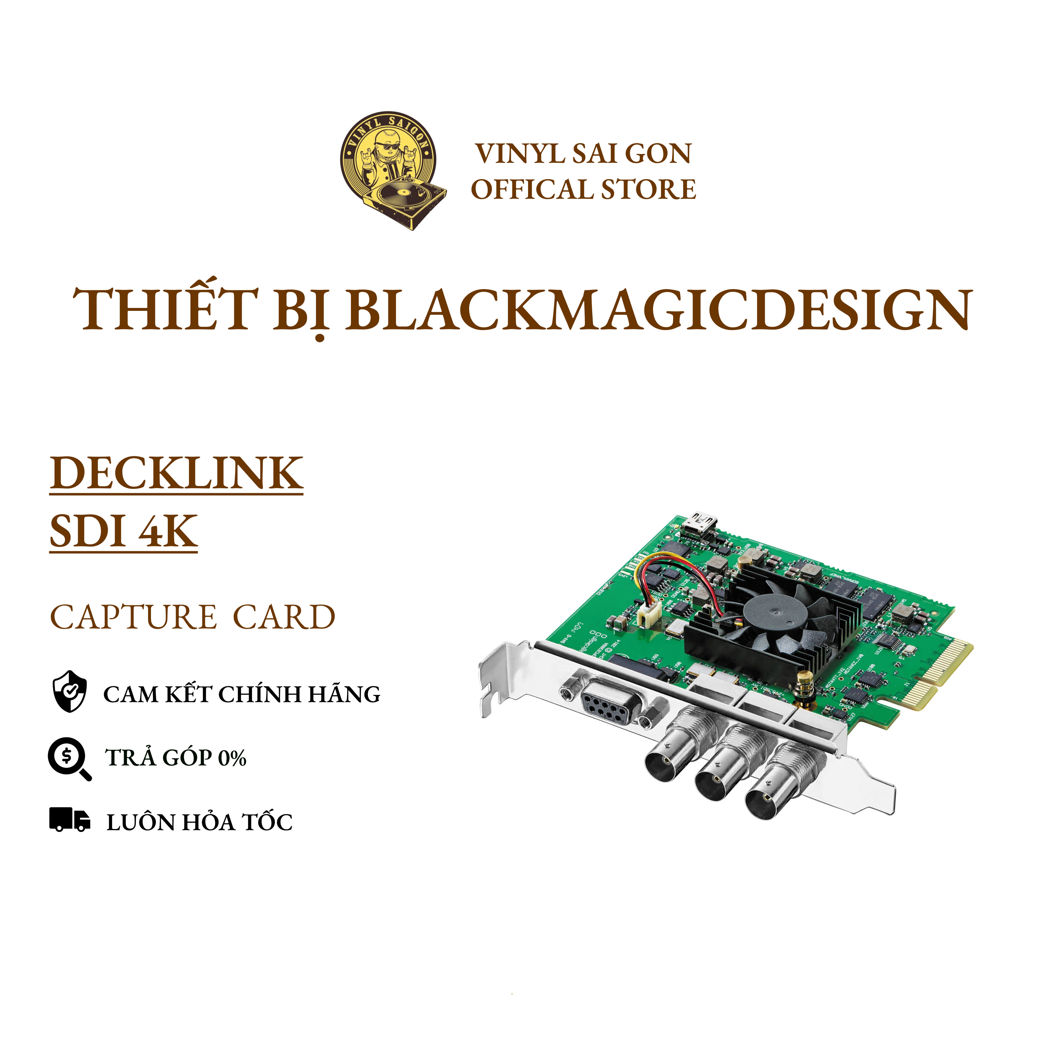 Card Kỹ Xảo Blackmagicdesign DeckLink SDI 4K Capture Card