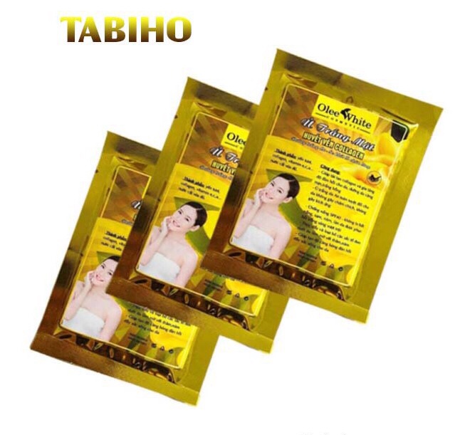 Ủ trắng mặt huyết yến collagen combo 3 gói