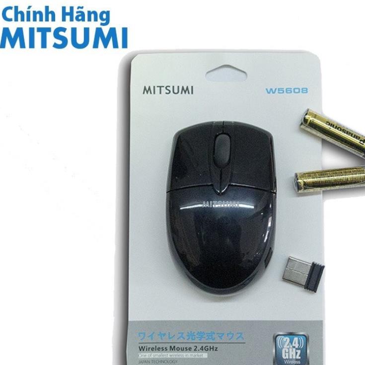 Chuột ko dây Mitsumi W5608 Không dây Kết nối USB - Hàng chính hãng
