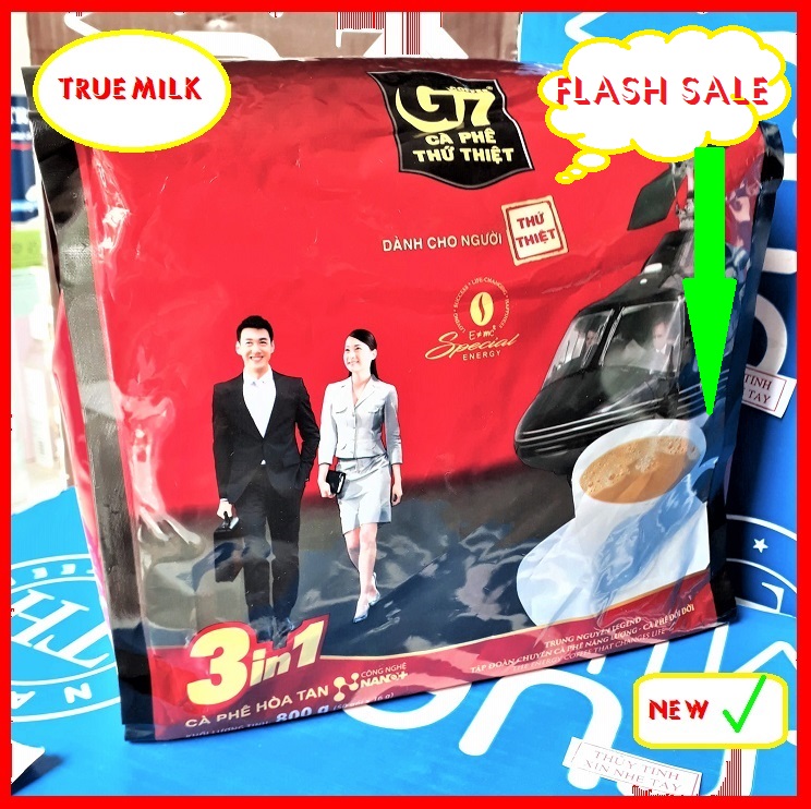 Cafe G7 3in1 50gói x 16g (Flash Sale) - cafe g7 50 gói - cafe g7 - ca phe hoa tan - ca phe pha san