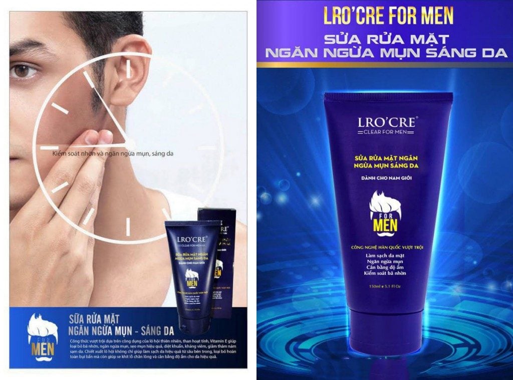 SỮA RỬA MẶT NGĂN NGỪA MỤN VÀ KIỀM DẦU CHO NAM GIỚI 150ML