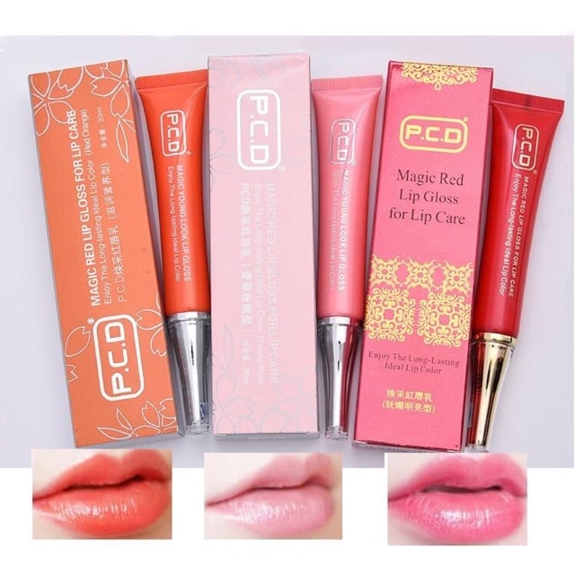 Combo 10 lọ Dưỡng PCD Hàn Quốc màu cam, màu hồng sau phun xăm