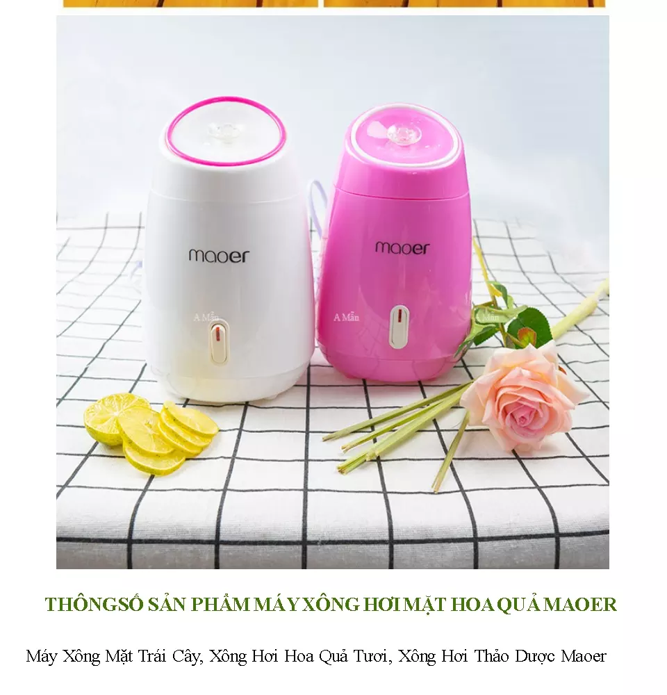 [HCM]MÁY XÔNG MẶT TRÁI CÂY VÀ THẢO DƯỢC 2IN1 MAOER ...-Thải Độc Cho Da Hiệu Quả Mẫu 479 Giúp da thông thoáng Cải thiện tuyến bã nhờn và lỗ chân lông cho da