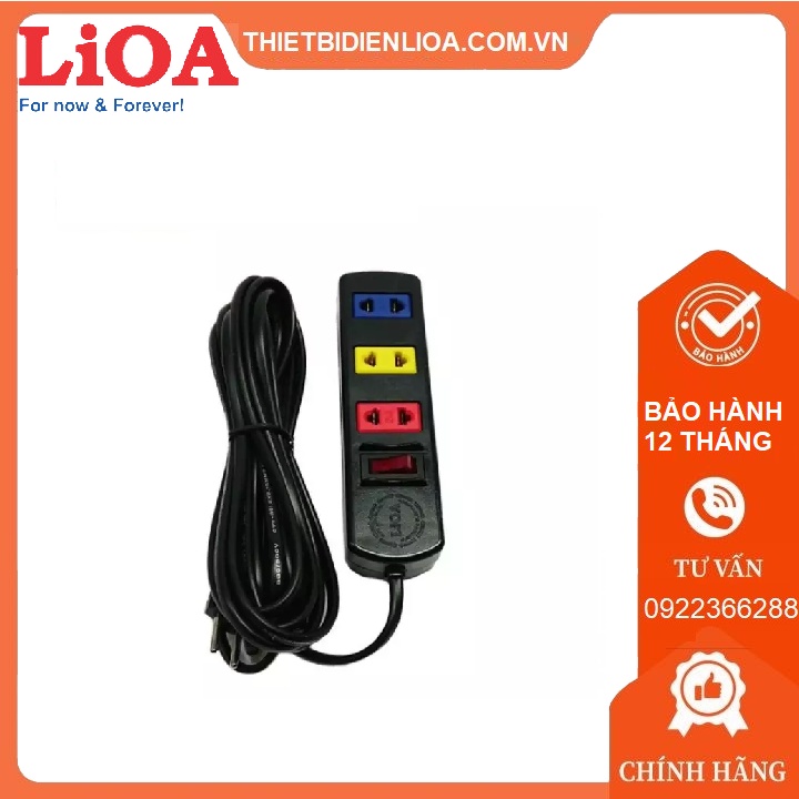 Ổ cắm kéo dài phổ thông có bảo vệ quá tải băng cb – 3s3 / 3s5