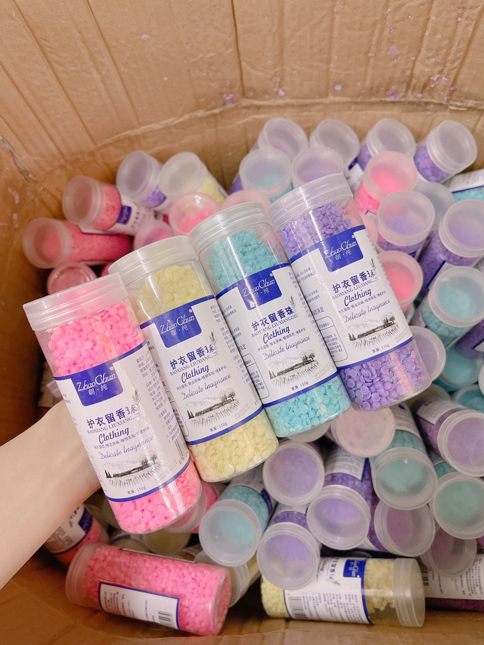 Viên giặt thơm quần áo lưu hương tới 72h Zhao Chun Clothing - viên thơm làm mềm vải thích hợp cả giặt tay và giặt máy