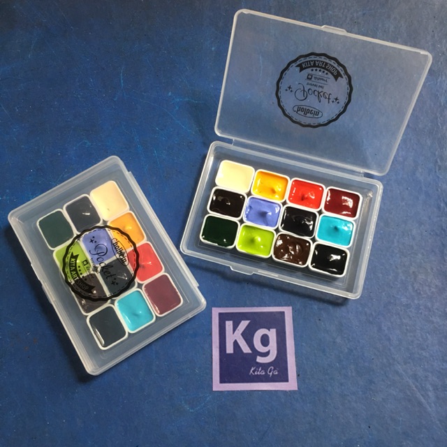 Pocket Màu Nước 12 1Ml Nhỏ Gọn Tiện Lợi Mang Theo Khi Vẽ Ngoài Trời