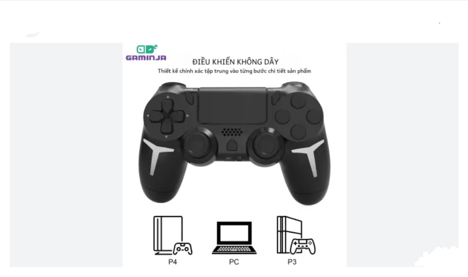 1 Tay cầm chơi game PS4 bluetooth không dây loại 1 tương thích mọi máy chơi game ps4, ps3, pc, laptop