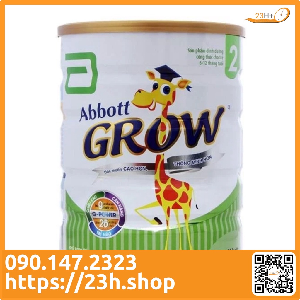 Sữa bột abbott grow 2 900g