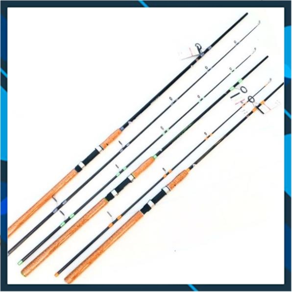 Cần Câu Cá Ashino Black Max Carbon xoắn Toàn Thân Cán Gỗ Chất Lượng