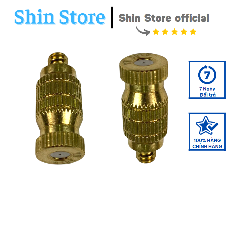 Đầu béc phun sương bằng đồng số 1-2-3-4-6-8 -SHINSTORE