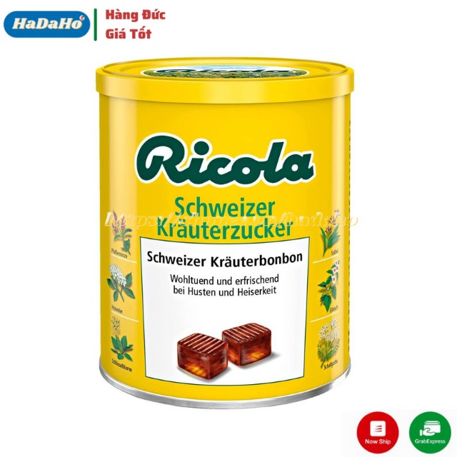 Kẹo ngậm ho ricola 250g đức