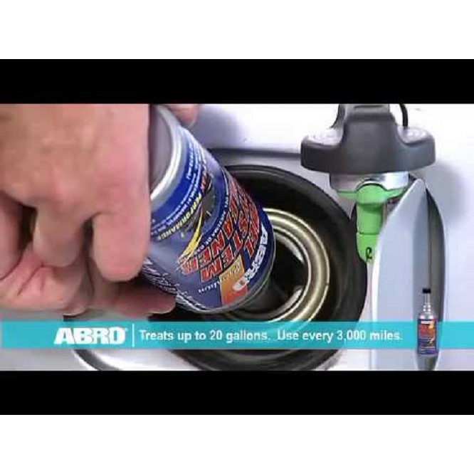 Dung Dịch Súc Béc Hệ Thống Nhiên Liệu Xăng ABRO FUEL SYSTEM CLEANER 473ml