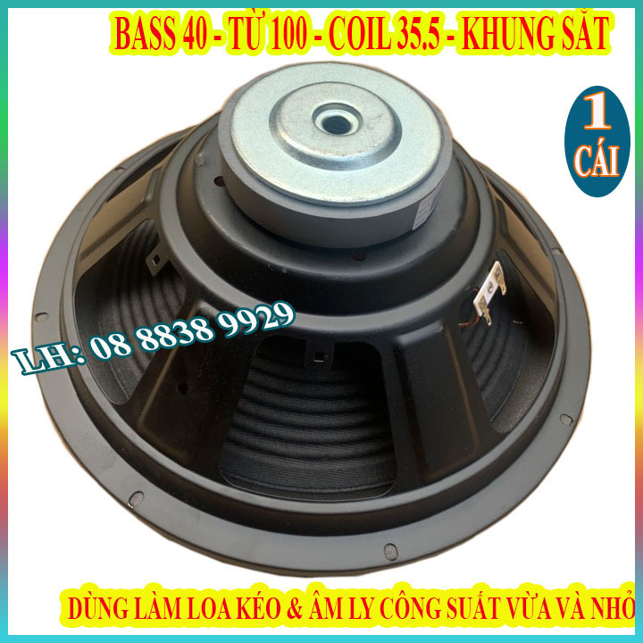 LOA BASS 30 TỪ 100MM COIL 35.5 CHO LOA KÉO HOẶC AMPLI VỪA VÀ NHỎ - GIÁ 1 CÁI