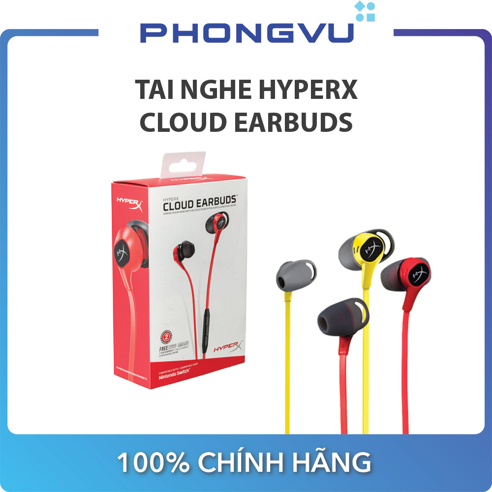 Tai nghe HyperX Cloud Earbuds - Bảo hành 24 tháng