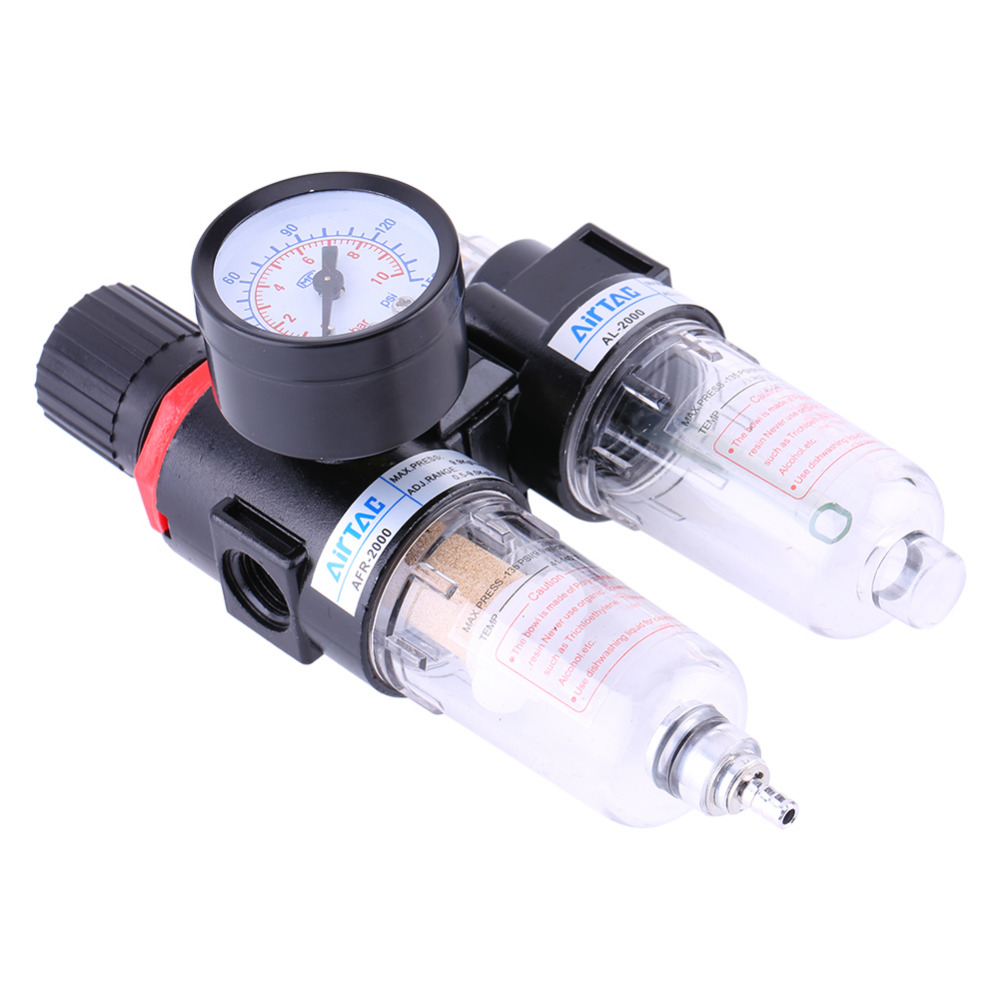 [HCM]Bộ lọc khí Airtac AFC2000 KÈM ĐẦU NỐI NHANH RĂNG NGOÀI