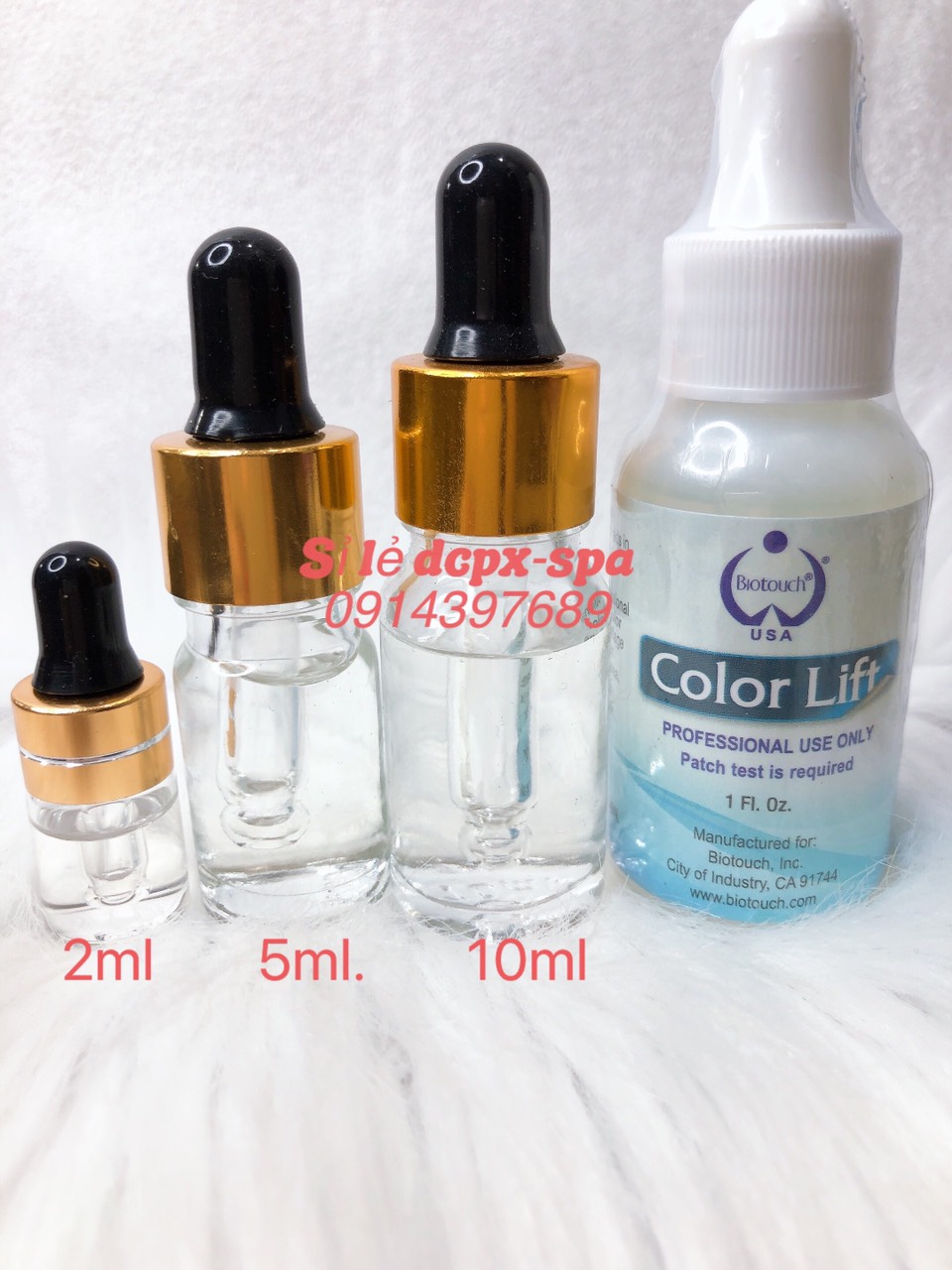 Dung dịch xoá lâu năm color lift chai chiết