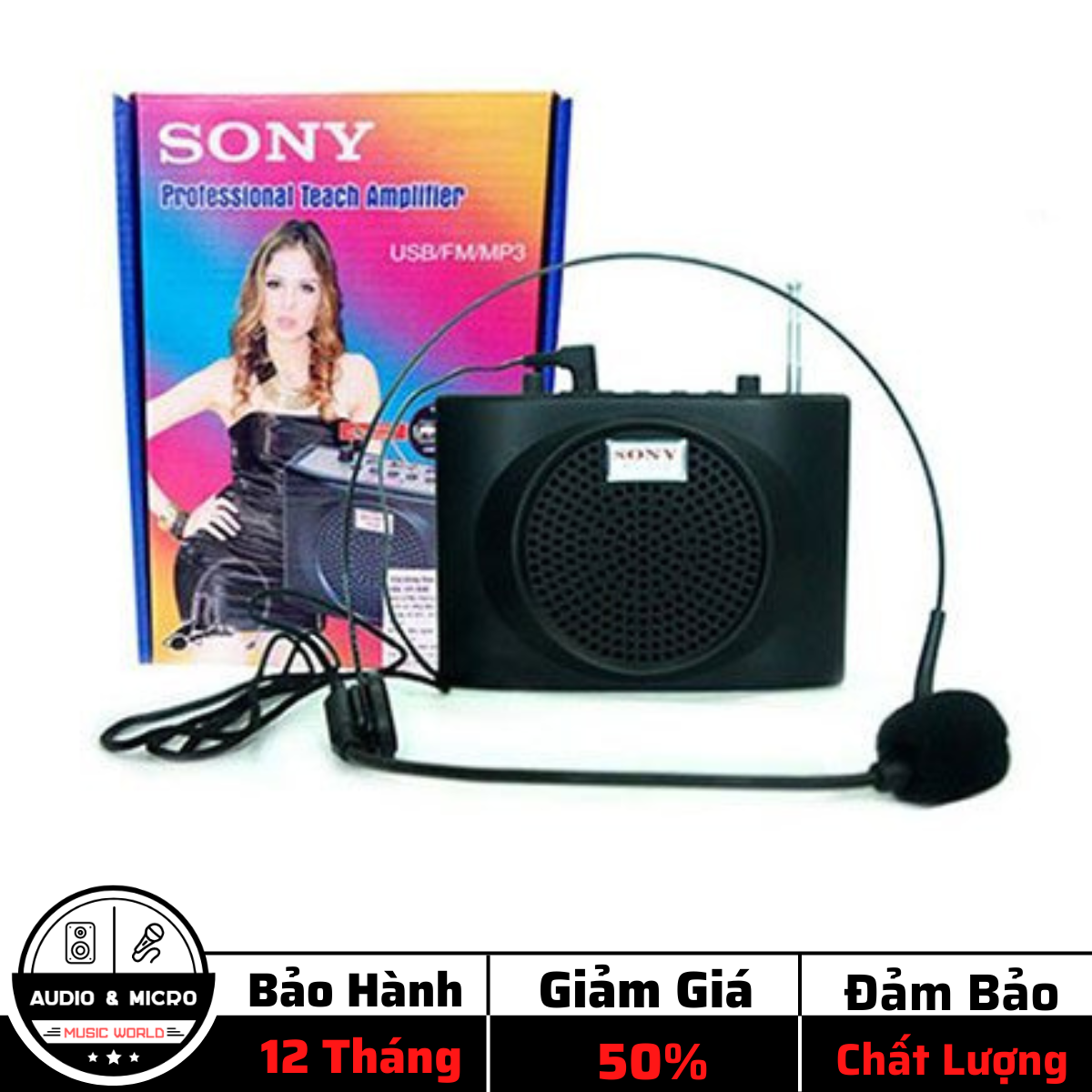 HÀNG BÃI NHẬT Loa Trợ Giảng Đa Năng Máy Trợ Giảng Không Dây Và Có Dây SONY SN-898 model 2020 có bluetooth Có Micro Hạt Gạo Hàng Nhật Bản Loa Đài Di Động Trợ Giảng SN 898 Máy trợ giảng Sony SN-898 nghe nhạc USB đài FM S