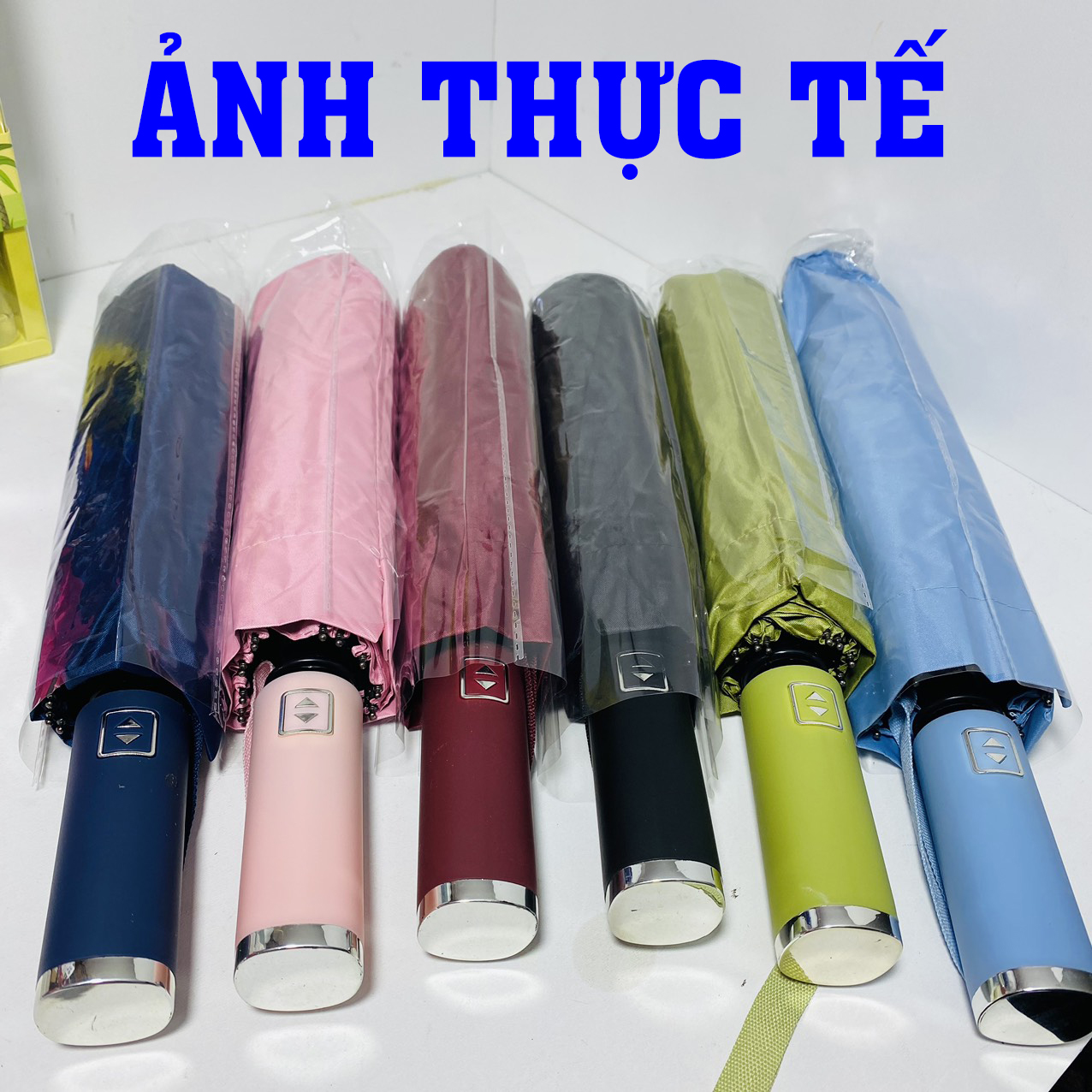 Dù tự động Ô Dù Che Mưa Nắng Dù tự đống mỡ, Ô dù tự động thông minh cao cấp che mưa đi nắng chống tia UV tramanhshop