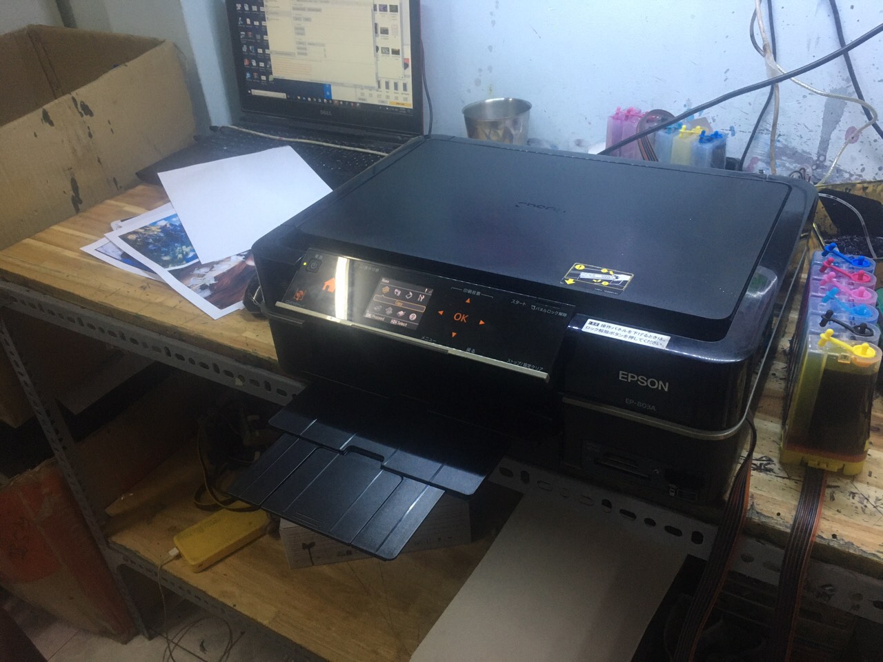 Máy in chuyển nhiệt a4 6 màu - epson 803a