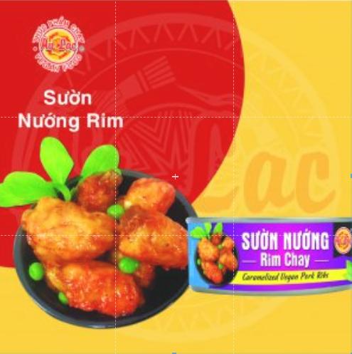 Sườn nướng rim chay âu lạc 100g