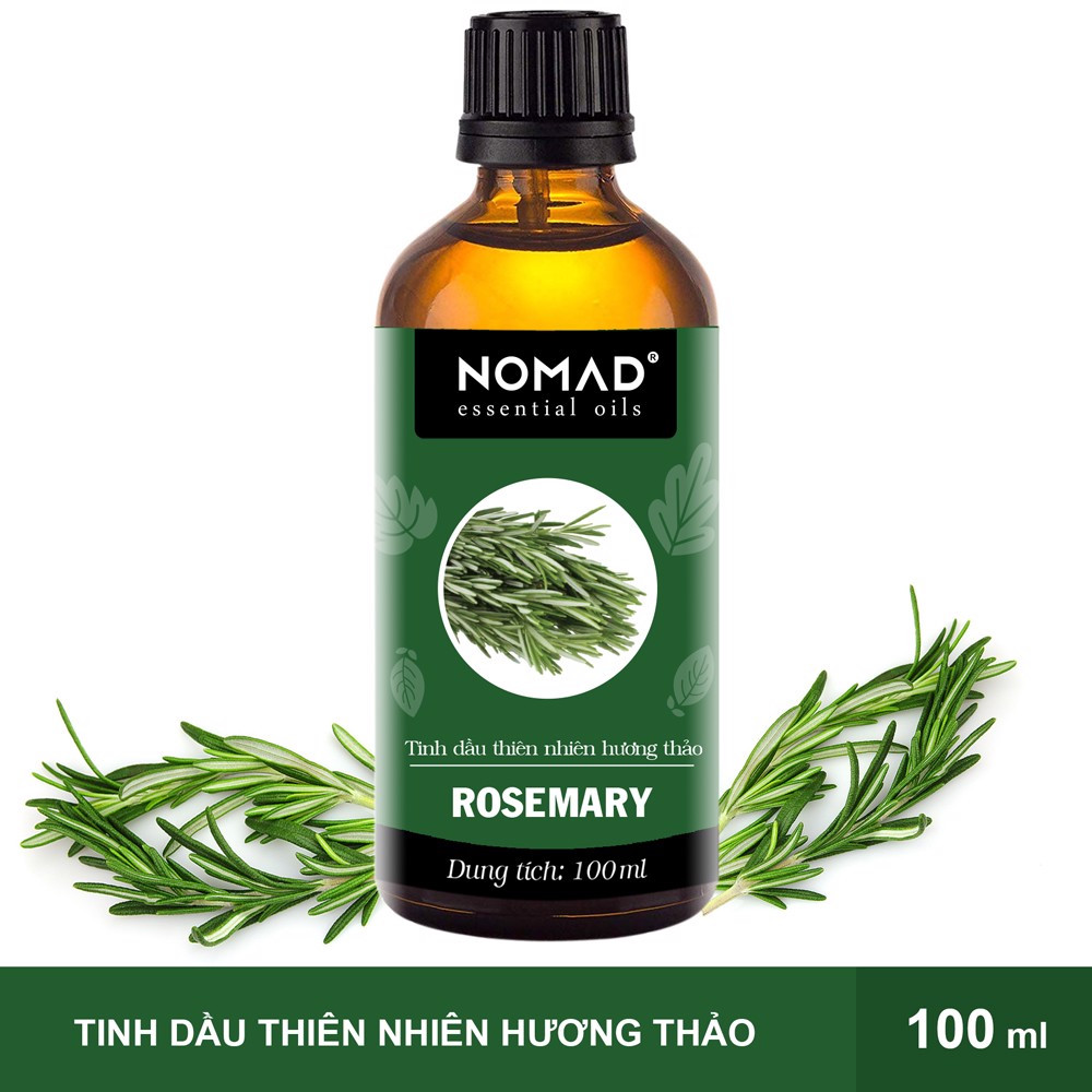 Tinh dầu Hương Thảo Nomad xông phòng, giúp dễ ngủ, đuổi muỗi, giải cảm, khử mùi - Rosemary