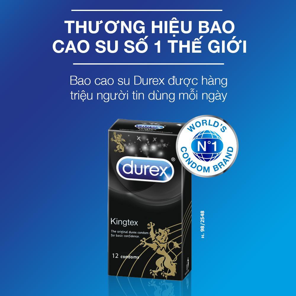 [HCM][ Hot ] BCS Durexx KingTexx Ôm Khít Chống Tuột 49mm Hộp 12 cái