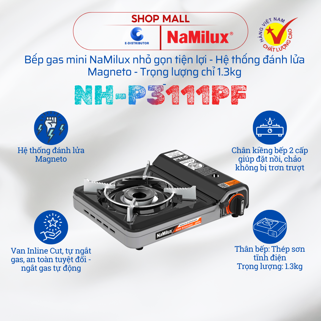 [Expresent] Namilux Mini Gas Stove Nh-P3111Pf - Genuine Product