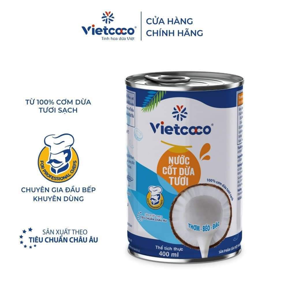 Nước cốt dừa VietCoco lon 400ml