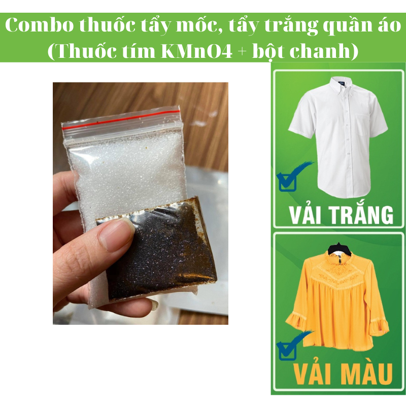 Tẩy mốc Tẩy trắng Quần áo