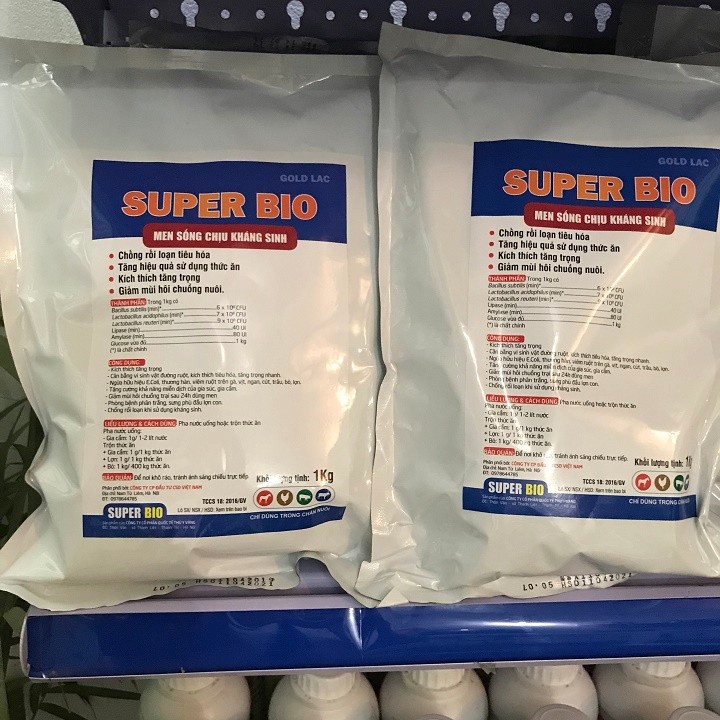 Men tiêu hóa chịu kháng sinh 1kg.