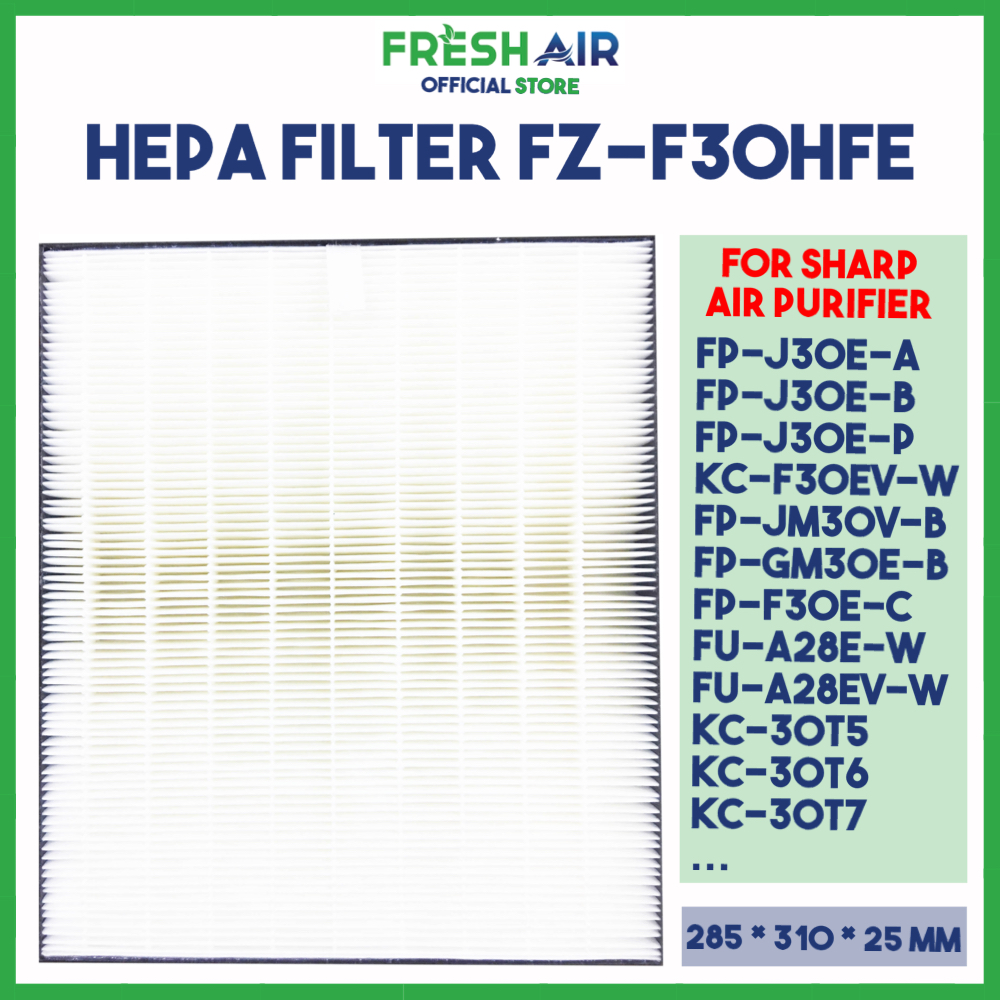 Màng lọc không khí FZ-F30HFE cho máy Sharp FP-J30E-A, FP-J30E-B, FP-F30E-C, FU-A28EV-W, KC-F30EV-W, FP-GM30E-B và FP-JM30V-B