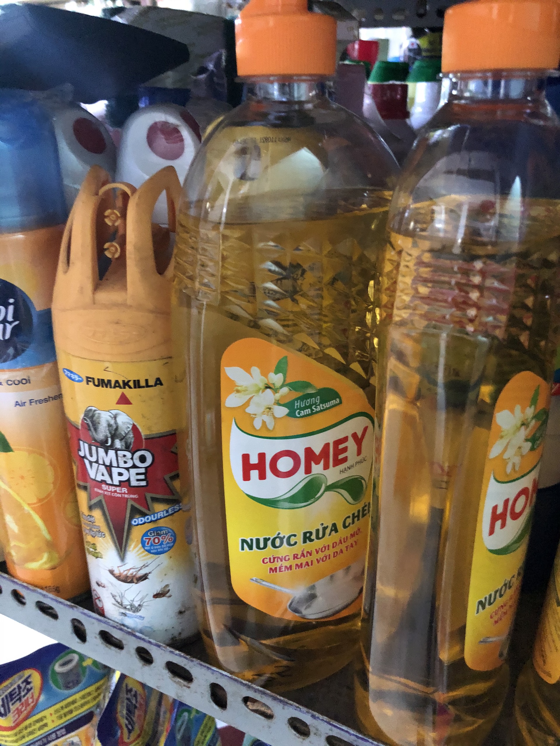 Nước rửa chén Homey hạnh phúc, hương cam