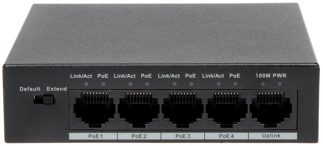 Switch poe hai lớp dahua pfs3005-4p-58