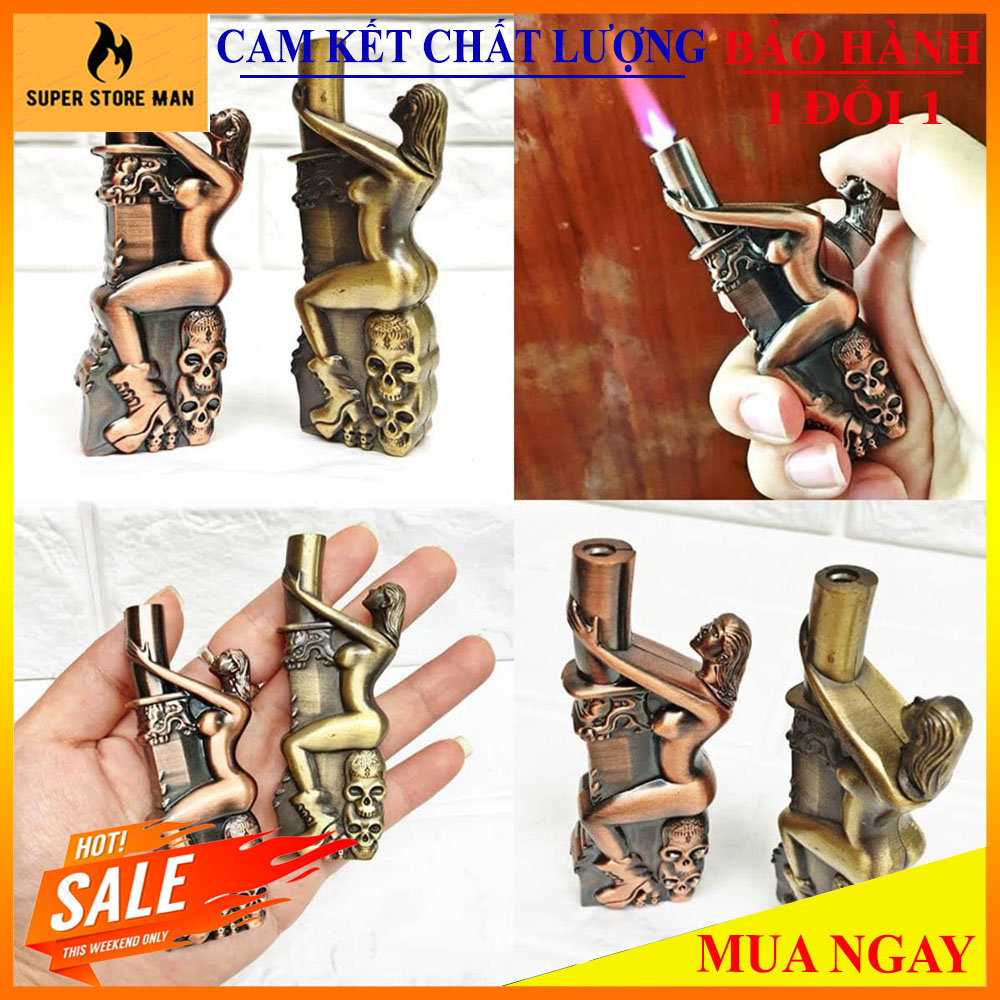 [HCM][HÀNG-ĐỘC] – Bật Lửa Hộp Quẹt Kim Loại Cao Cấp – Lửa Khò – Độc Đáo – Cực Chất - Độc Lạ - Cực Đẹp