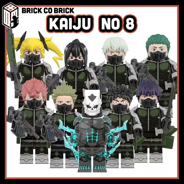 Kaiju No 8 Manga Đồ chơi Lắp ráp Nhân vật Quái Vật số 8 Mô hình Monster 8 WM6197