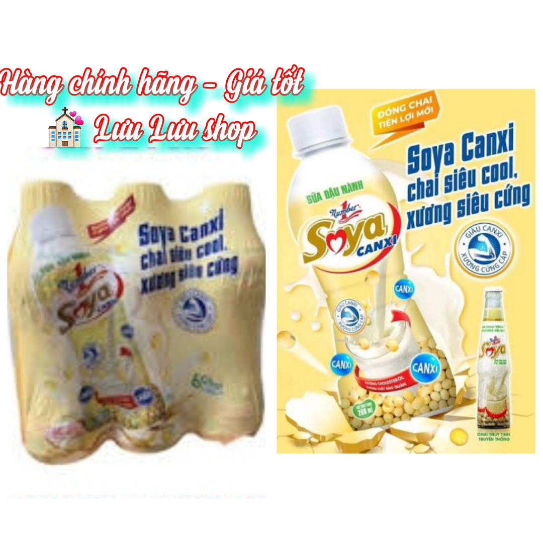 Combo 6 chai sữa đậu nành soya number one 268 ml