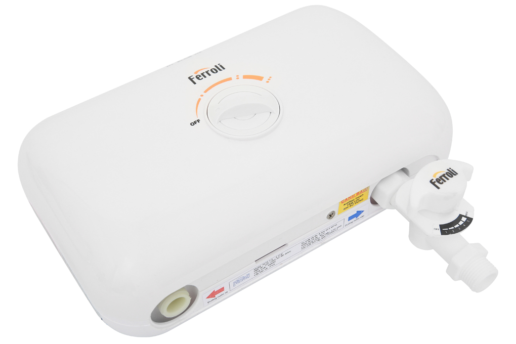 Bình nóng lạnh Trực Tiếp Ferroli Rita FS-4.5 TM /TE - Bình Siêu Mỏng, Gọn Nhẹ - Bảo Hành Chính Hãng 5 Năm Toàn Quốc