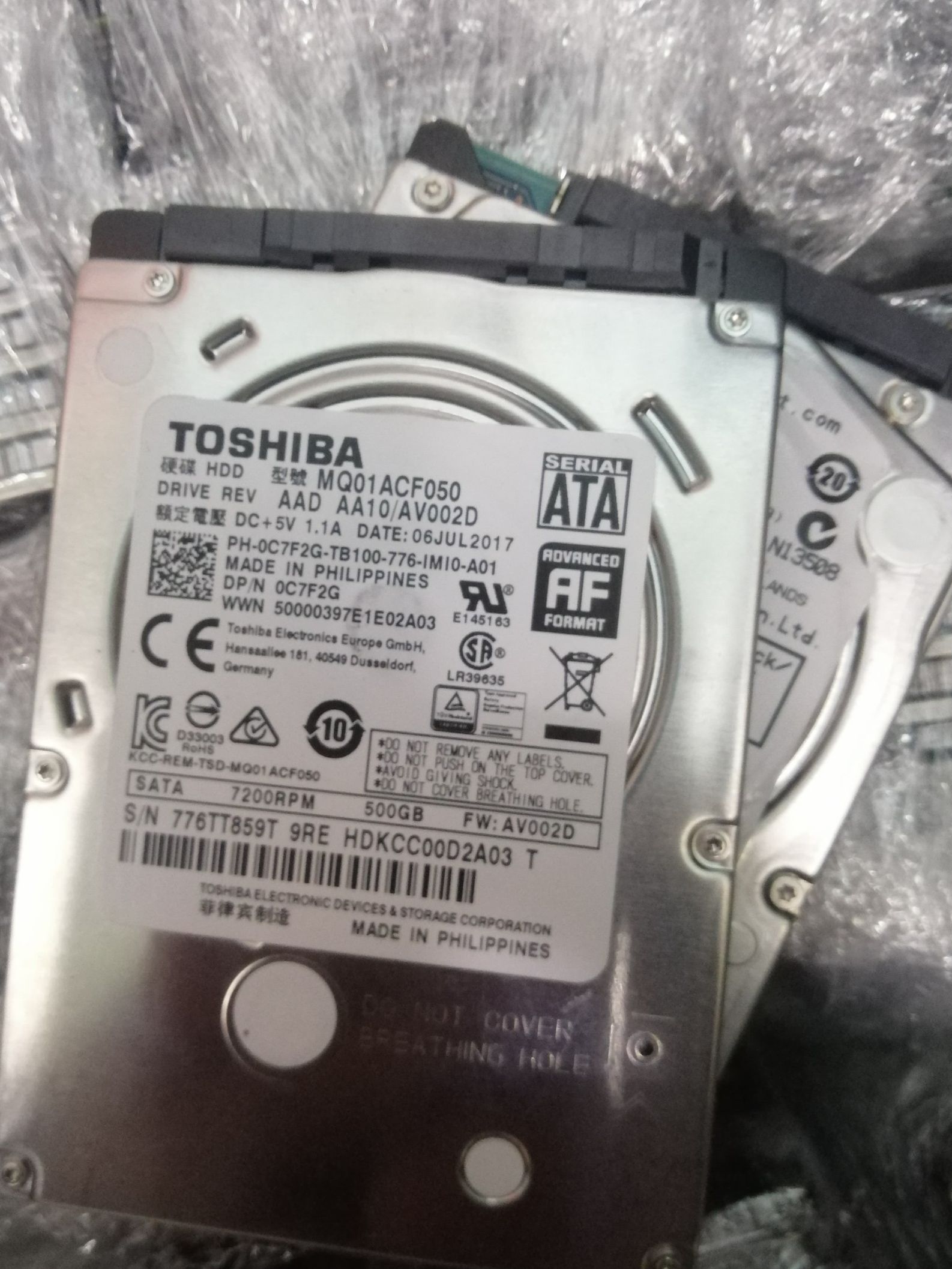 Ổ cứng hdd 320gb - 500g laptop - 2.5 inch hàng tháo máy - gắn được cho pc