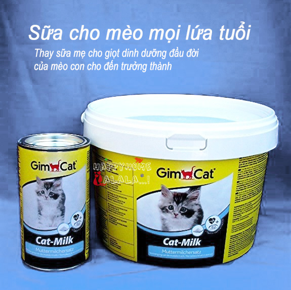 Sữa Gimcat cho mèo con, mèo mọi lứa tuổi