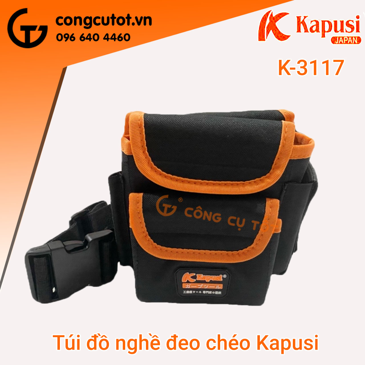 Túi đeo đồ nghề Berrylion, KAPUSI K-3117, KAPUSI K-3003