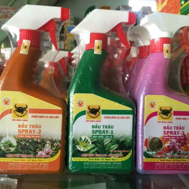 Phân bón lá cao cấp đầu trâu dạng xịt Spray